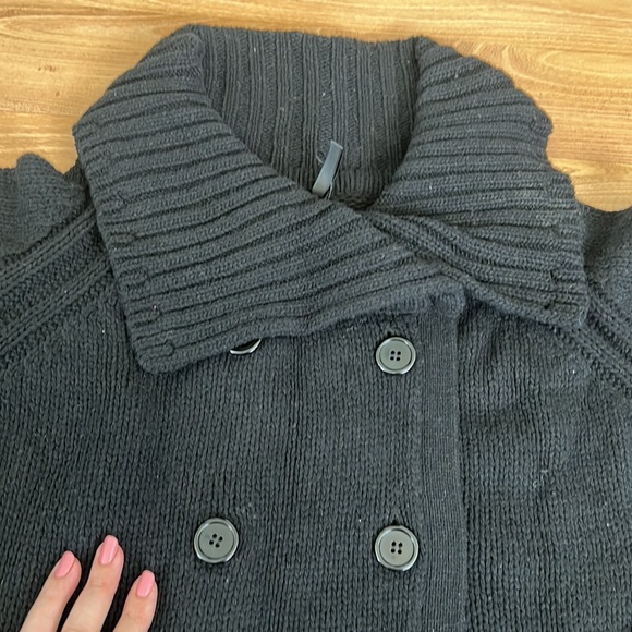Naf Naf Black Wool Cardigan - Picture 11 of 16